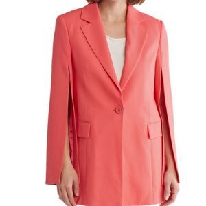NWT BOSS “Jalasara” relaxed fit blazer in Coral/pink Size 8